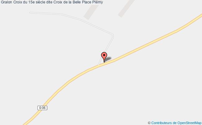 plan Croix Du 15e Siècle Dite Croix De La Belle Place Plémy Plémy