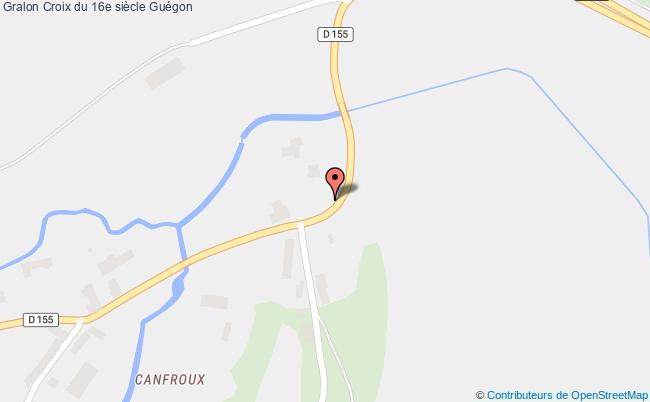 plan Croix Du 16e Siècle Guégon Guégon