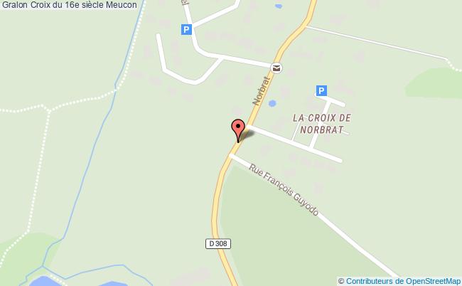 plan Croix Du 16e Siècle Meucon Meucon