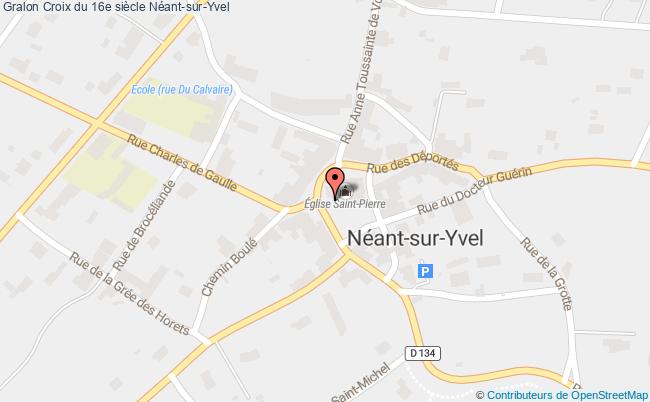 plan Croix Du 16e Siècle Néant-sur-yvel Néant-sur-Yvel