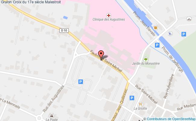 plan Croix Du 17e Siècle Malestroit Malestroit