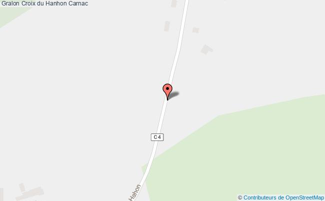 plan Croix Du Hanhon Carnac Carnac