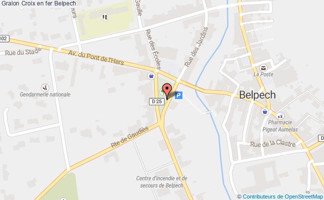 plan Croix En Fer Belpech Belpech