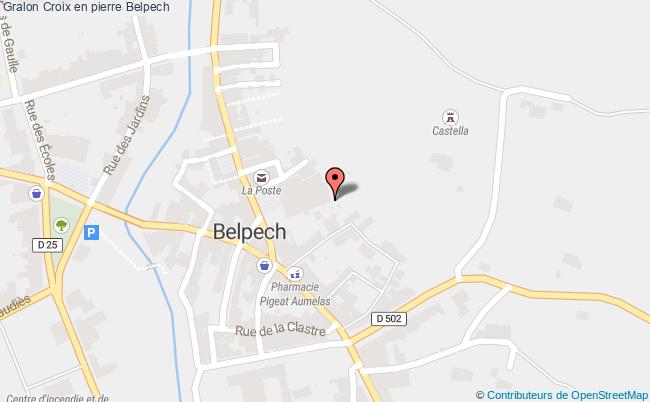 plan Croix En Pierre Belpech Belpech