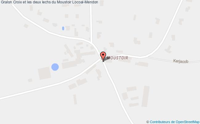 plan Croix Et Les Deux Lechs Du Moustoir Locoal-mendon Locoal-Mendon