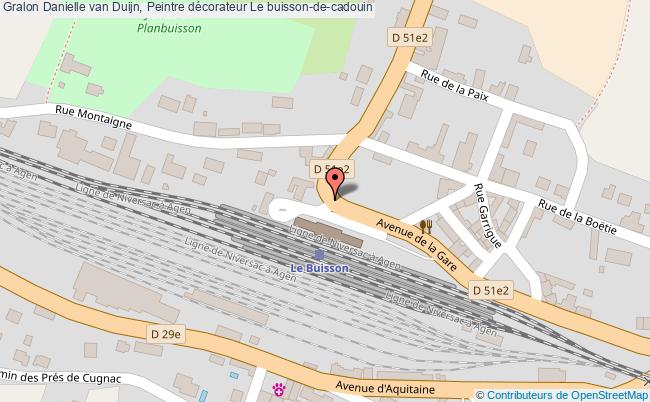 plan Danielle Van Duijn, Peintre Décorateur Le Buisson-de-cadouin Le buisson-de-cadouin