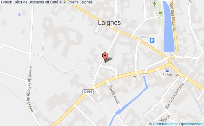 plan Débit De Boissons Dit Café Aux Chiens Laignes Laignes