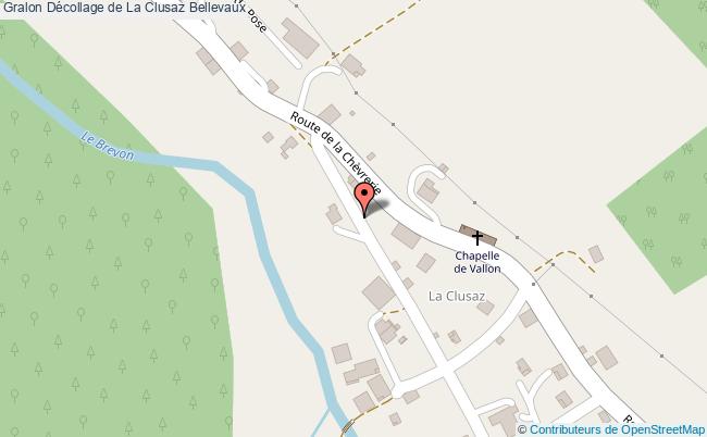 Décollage de La Clusaz