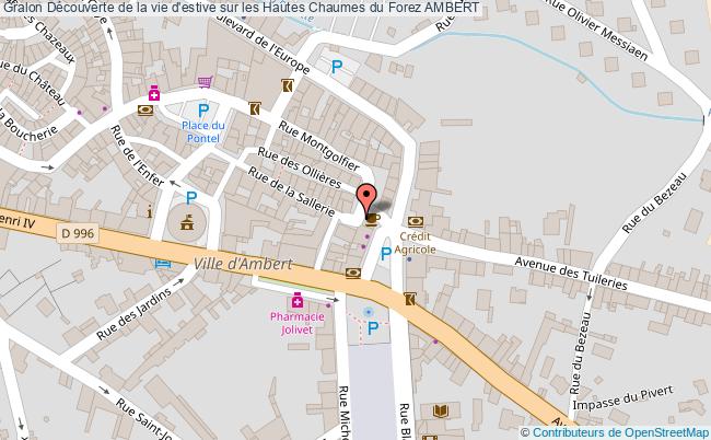 plan Découverte De La Vie D'estive Sur Les Hautes Chaumes Du Forez Ambert AMBERT