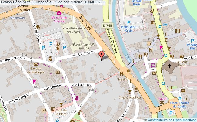 plan Découvrez Quimperlé Au Fil De Son Histoire Quimperle QUIMPERLE