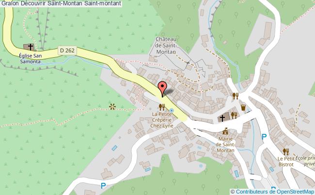 plan Découvrir Saint-montan Saint-montant Saint-montant
