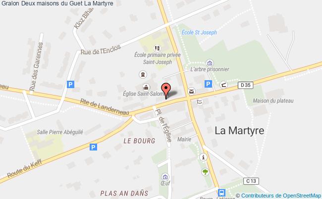 plan Deux Maisons Du Guet La Martyre La Martyre