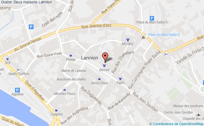 plan Deux Maisons Lannion Lannion