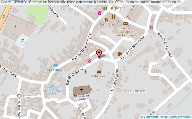 plan Devenez Détective En Découvrant Notre Patrimoine à Sainte-maure-de-touraine Sainte-maure-de-touraine Sainte-maure-de-touraine