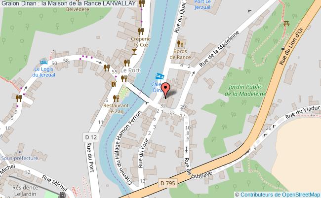 plan Dinan : La Maison De La Rance Lanvallay LANVALLAY