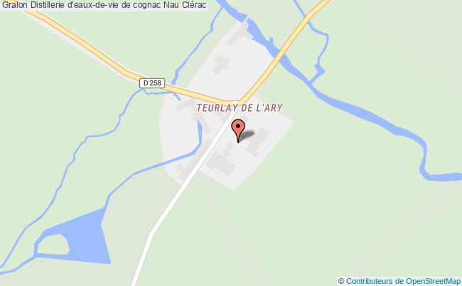 plan Distillerie D'eaux-de-vie De Cognac Nau Clérac Clérac