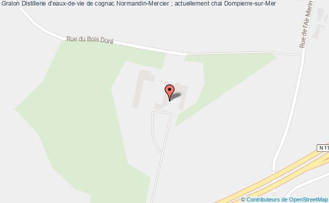 plan Distillerie D'eaux-de-vie De Cognac Normandin-mercier ; Actuellement Chai Dompierre-sur-mer Dompierre-sur-Mer