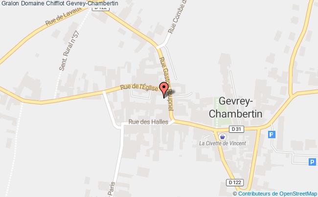 plan Domaine Chifflot Gevrey-chambertin Gevrey-Chambertin
