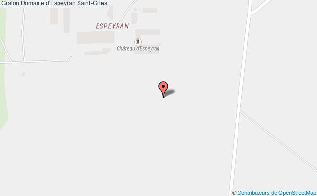 plan Domaine D'espeyran Saint-gilles Saint-Gilles