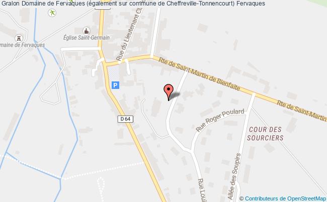 plan Domaine De Fervaques (également Sur Commune De Cheffreville-tonnencourt) Fervaques Fervaques