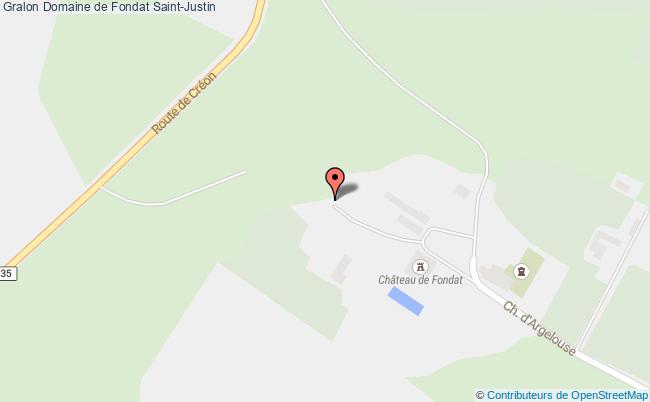 plan Domaine De Fondat Saint-justin Saint-Justin