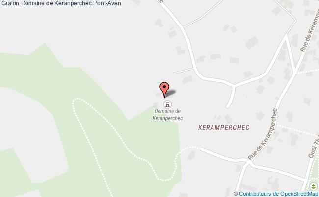 plan Domaine De Keranperchec Pont-aven Pont-Aven