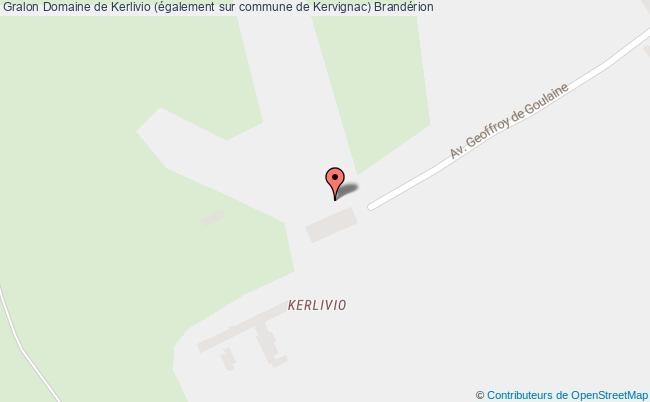 plan Domaine De Kerlivio (également Sur Commune De Kervignac) Brandérion Brandérion