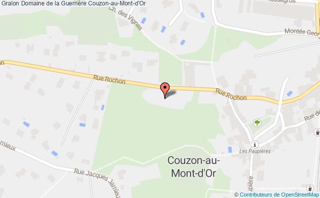 plan Domaine De La Guerrière Couzon-au-mont-d'or Couzon-au-Mont-d'Or