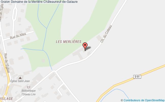 plan Domaine De La Merlière Châteauneuf-de-galaure Châteauneuf-de-Galaure