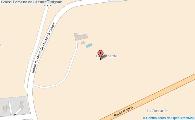 plan Domaine De Lassalle Calignac Calignac