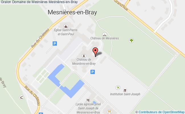 plan Domaine De Mesnières Mesnières-en-bray Mesnières-en-Bray