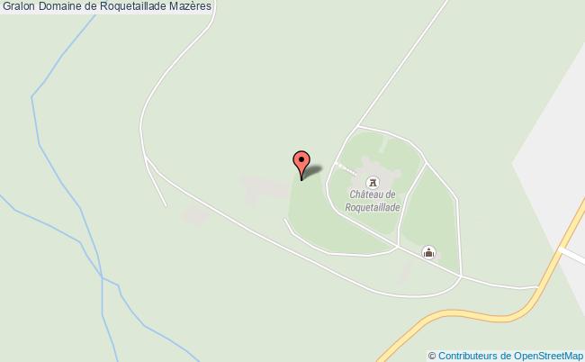 plan Domaine De Roquetaillade Mazères Mazères