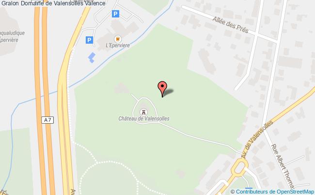 plan Domaine De Valensolles Valence Valence