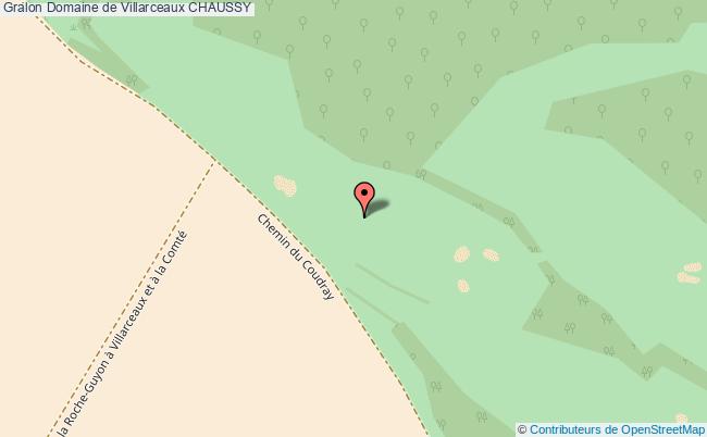 plan Domaine De Villarceaux Chaussy CHAUSSY