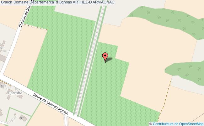 plan Domaine Départemental D'ognoas Arthez-d'armagnac ARTHEZ-D'ARMAGNAC