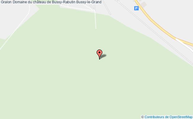 plan Domaine Du Château De Bussy-rabutin Bussy-le-grand Bussy-le-Grand
