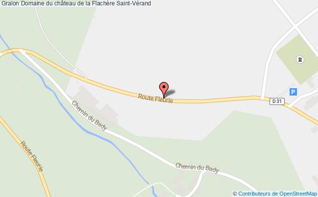 plan Domaine Du Château De La Flachère Saint-vérand Saint-Vérand