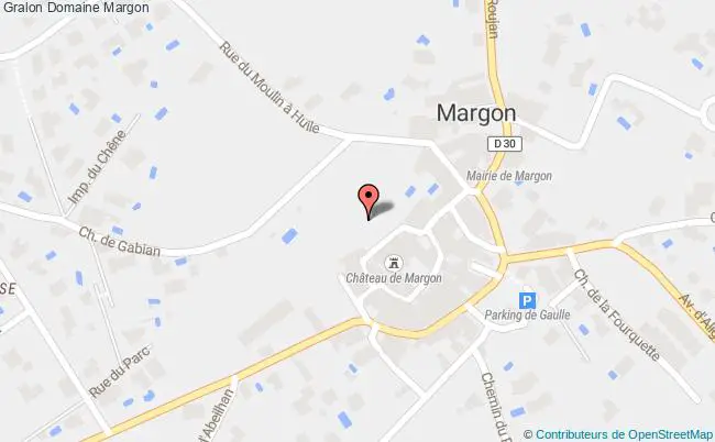 plan Domaine Margon Margon