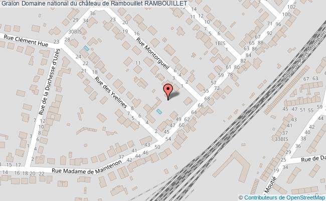 plan Domaine National Du Château De Rambouillet Rambouillet RAMBOUILLET