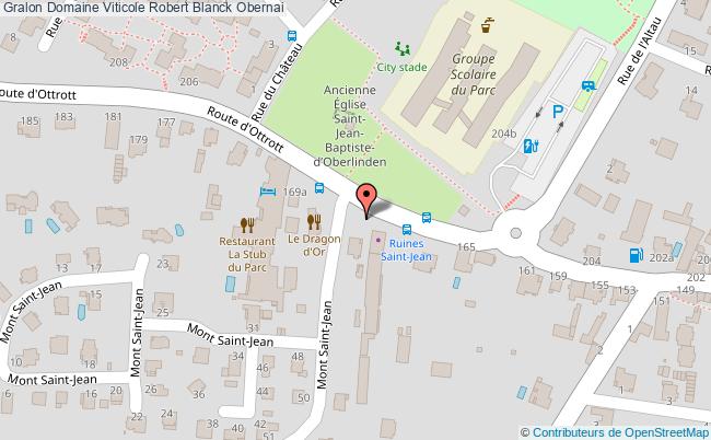 plan Domaine Viticole Robert Blanck Obernai Obernai