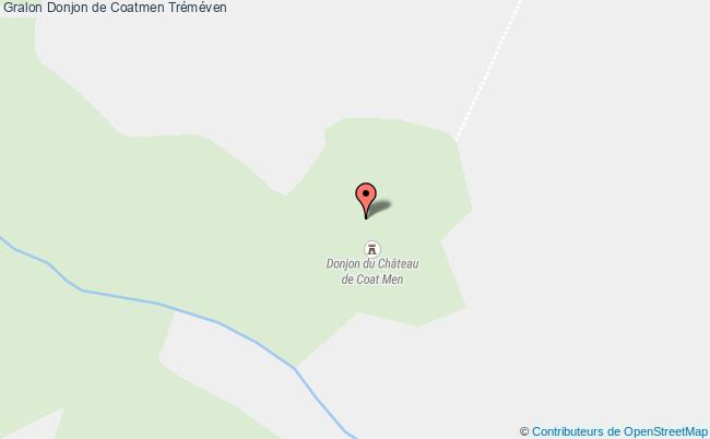 plan Donjon De Coatmen Tréméven Tréméven