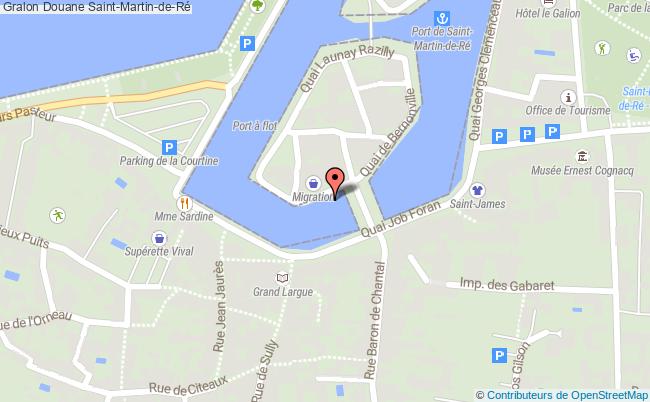 plan Douane Saint-martin-de-ré Saint-Martin-de-Ré
