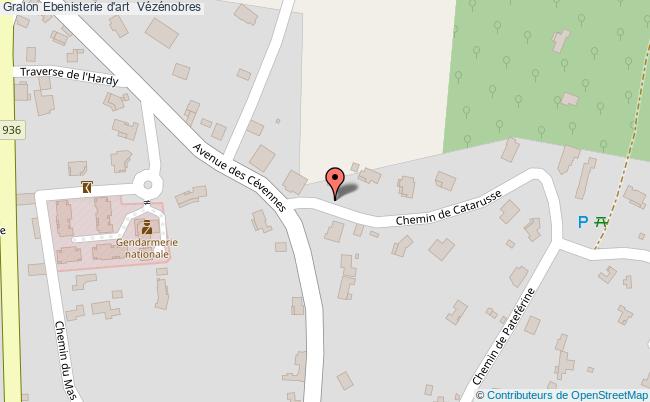 plan Ebenisterie D'art  Vézénobres Vézénobres