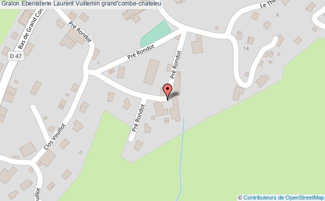 plan Ebenisterie Laurent Vuillemin Grand'combe-chateleu grand'combe-chateleu