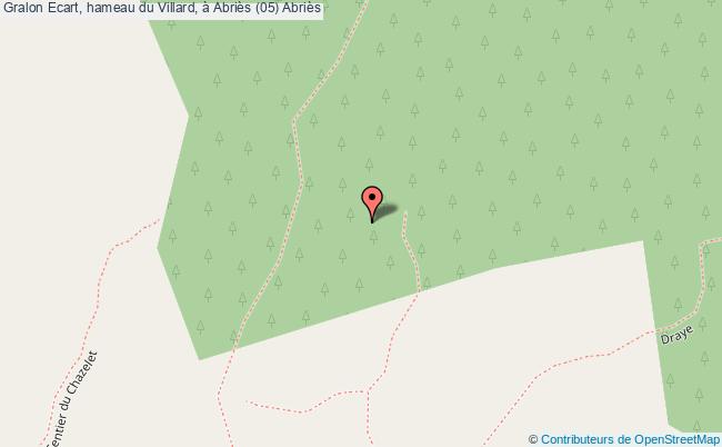 plan Ecart, Hameau Du Villard, à Abriès (05) Abriès Abriès