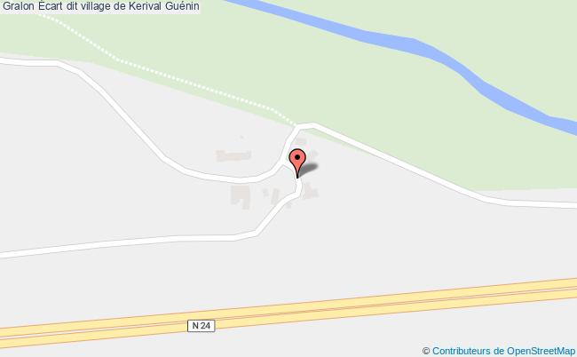 plan Écart Dit Village De Kerival Guénin Guénin