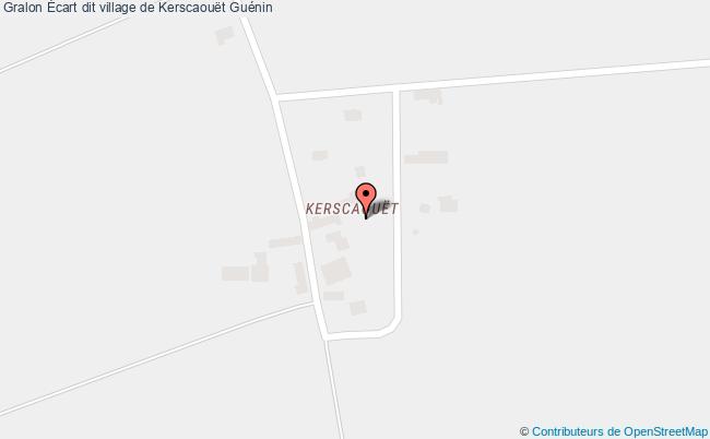 plan Écart Dit Village De Kerscaouët Guénin Guénin
