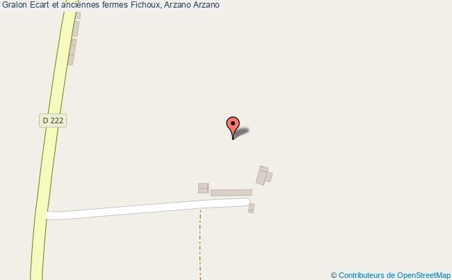 plan Ecart Et Anciennes Fermes Fichoux, Arzano Arzano Arzano