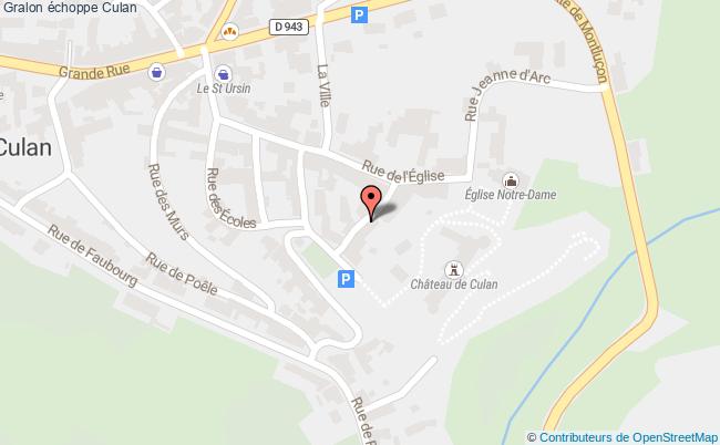 plan échoppe Culan Culan