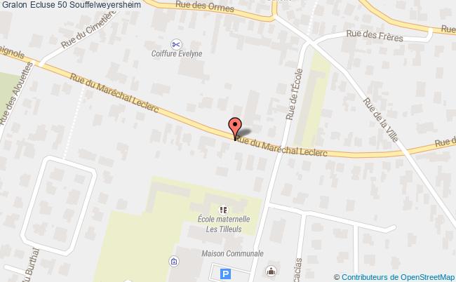 plan Ecluse 50 Souffelweyersheim Souffelweyersheim